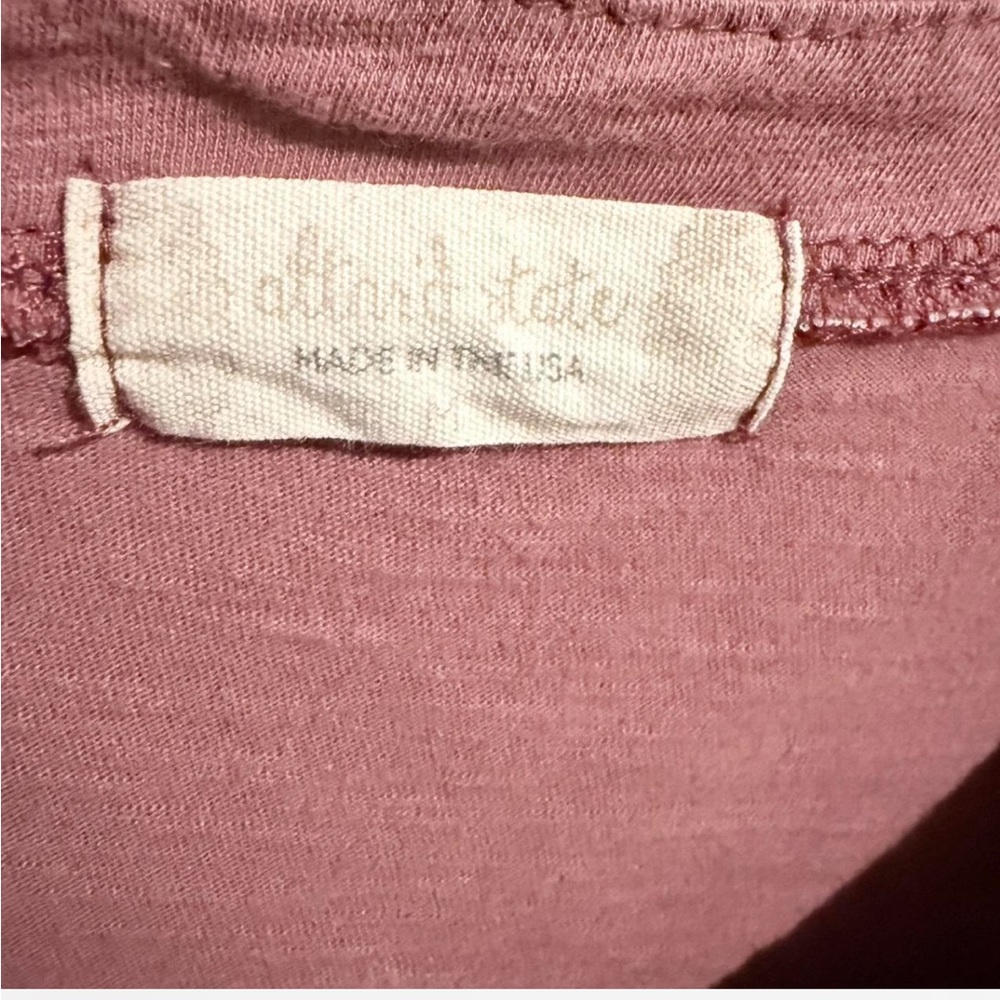 Altered State Mauve Ruffle Crop Top - Picture 4 of 4